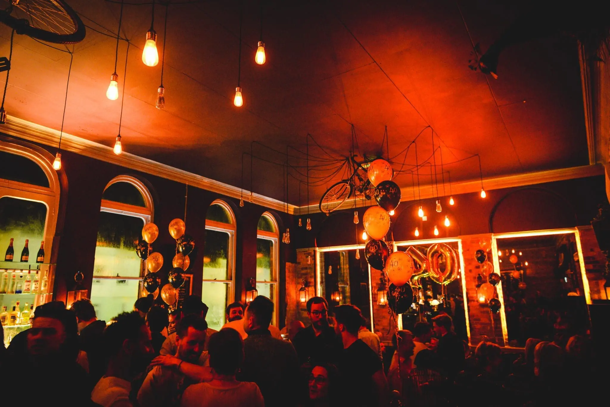 Interior of The Groove Lounge showcasing its cool ambiance